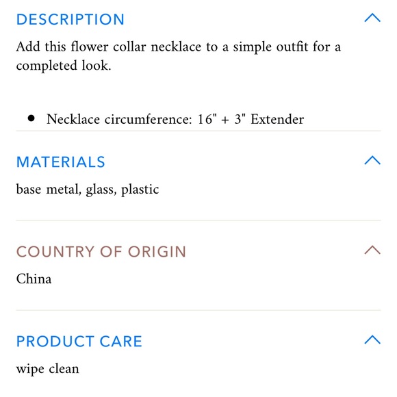 Anne Klein Women's Flower Collar Crystal Necklace Gold Tone Prom Mother of Bride - Picture 4 of 4